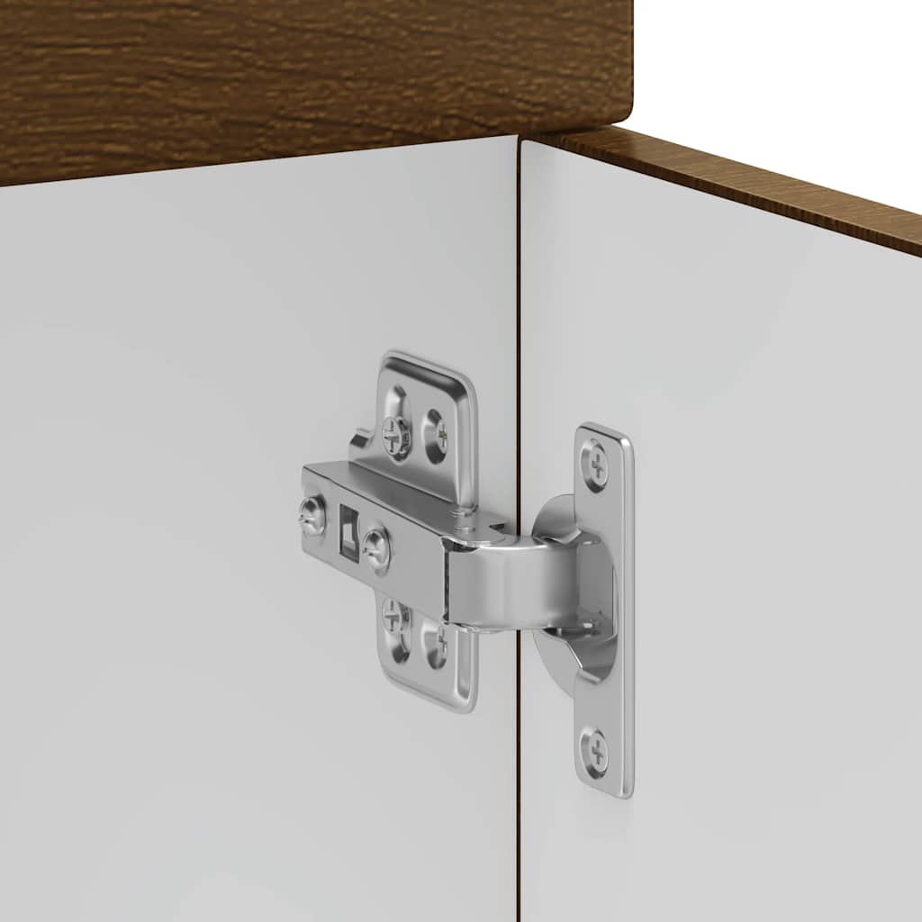 Kitchen base cabinet Kalmar Brown oak look wood material