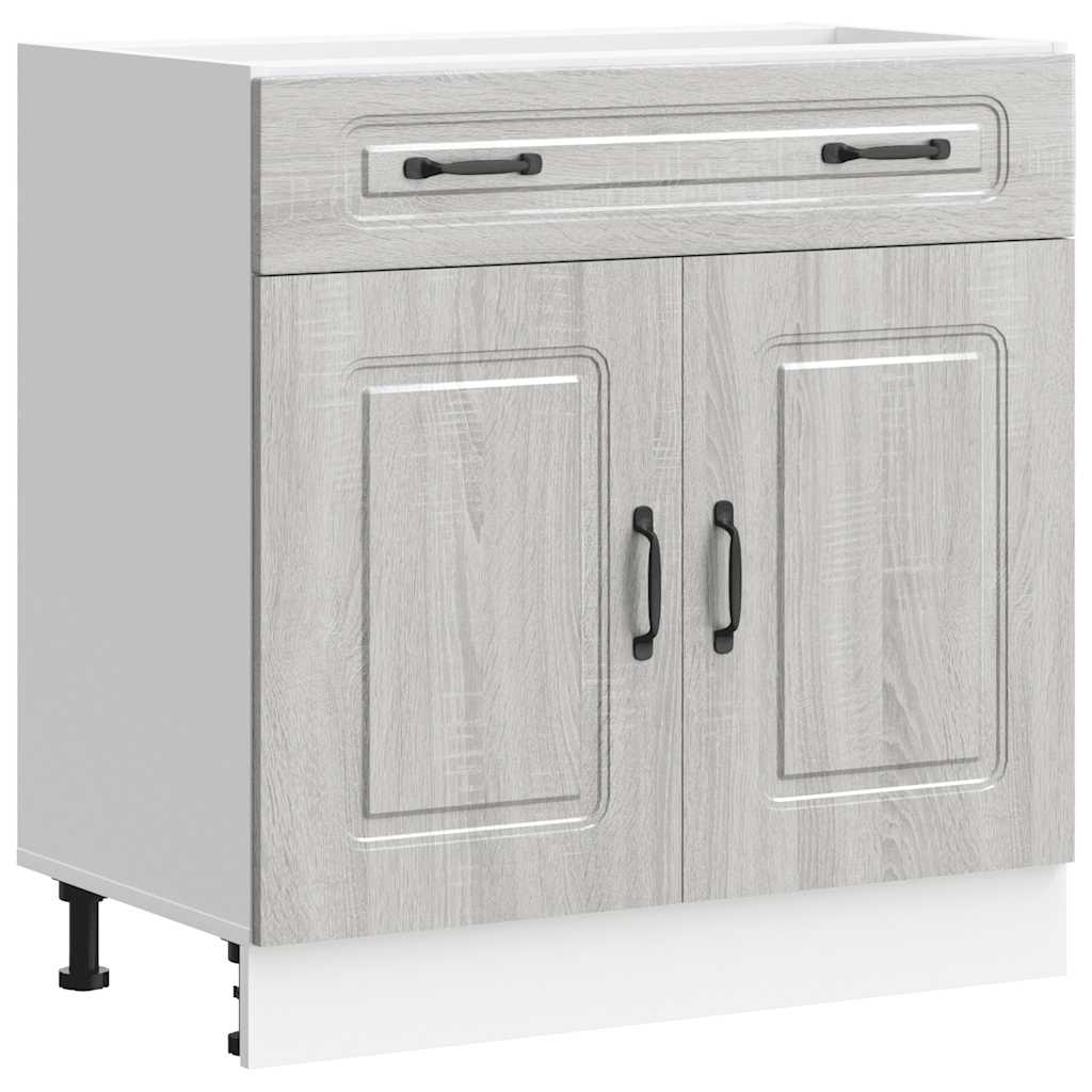 Kitchen base cabinet Kalmar Grey Sonoma wood material