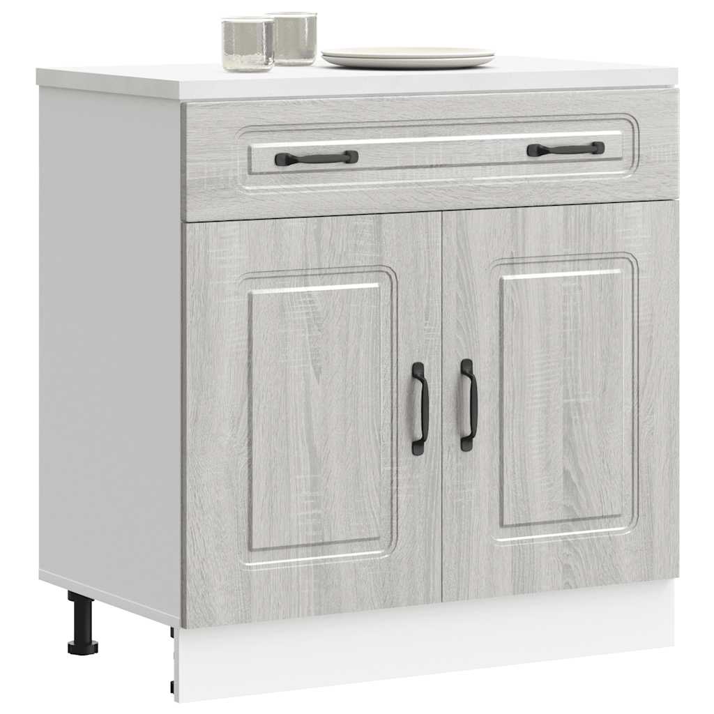 Kitchen base cabinet Kalmar Grey Sonoma wood material