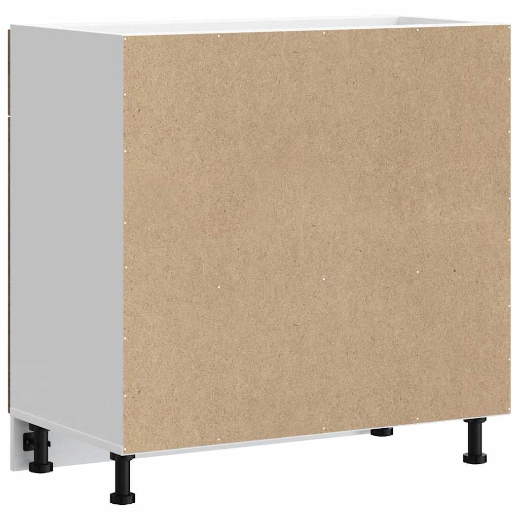 Kitchen base cabinet Kalmar old wood look wood material