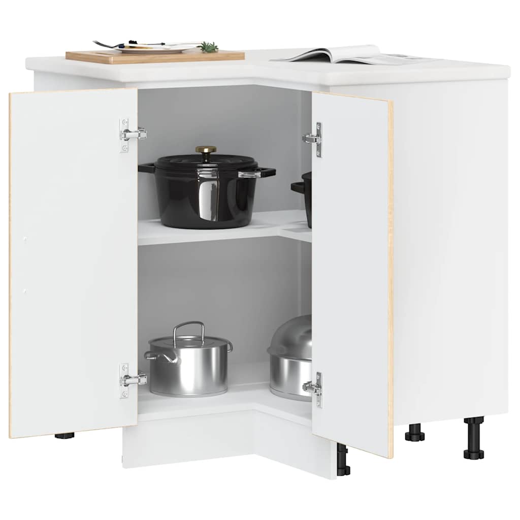 Kitchen corner base cabinet Kalmar Sonoma oak wood material