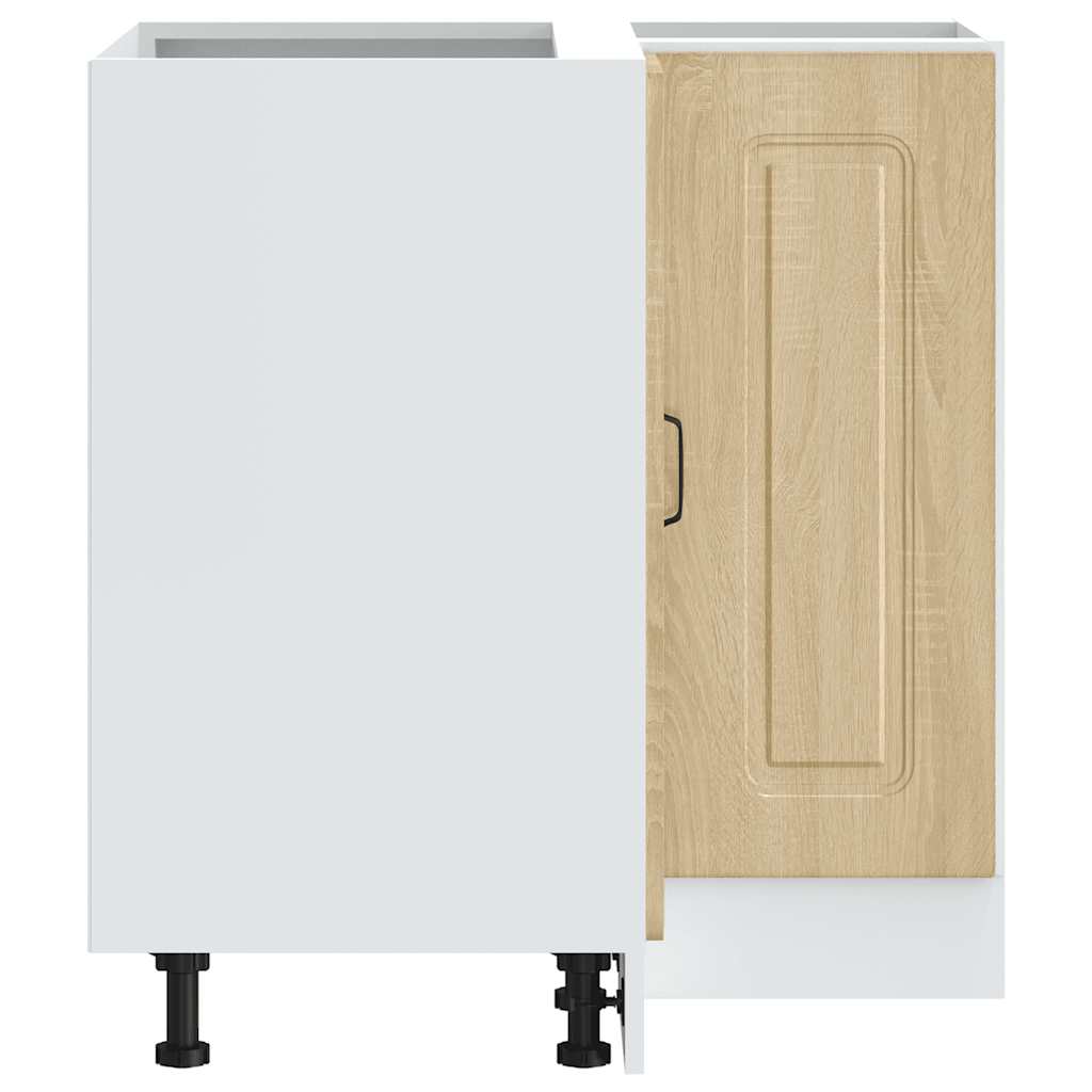 Kitchen corner base cabinet Kalmar Sonoma oak wood material