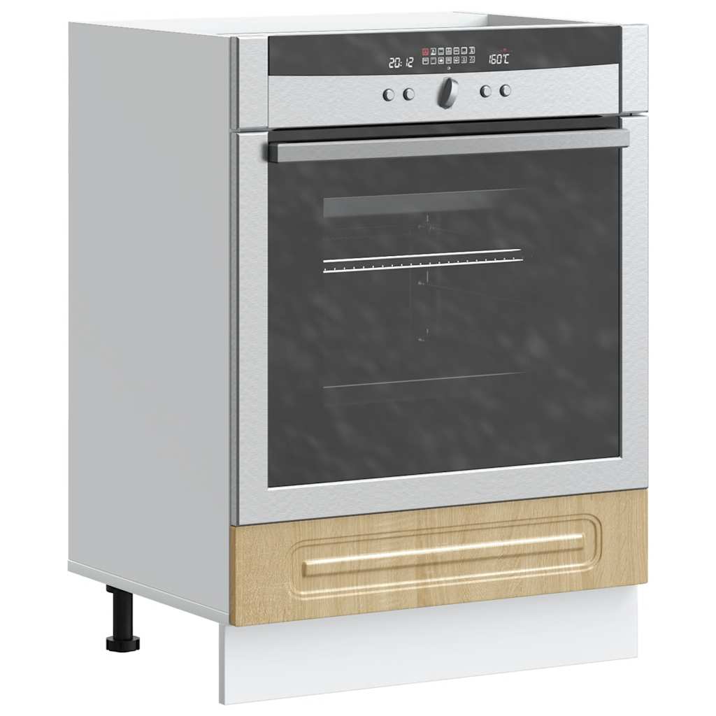 Built-in kitchen cabinet Kalmar Sonoma oak wood material