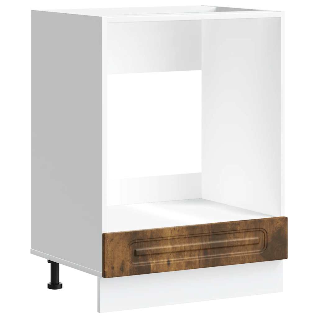 Built-in kitchen cabinet Kalmar smoked oak wood material