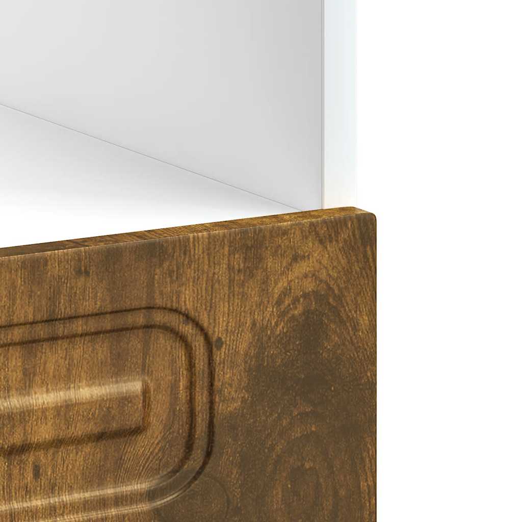 Built-in kitchen cabinet Kalmar smoked oak wood material