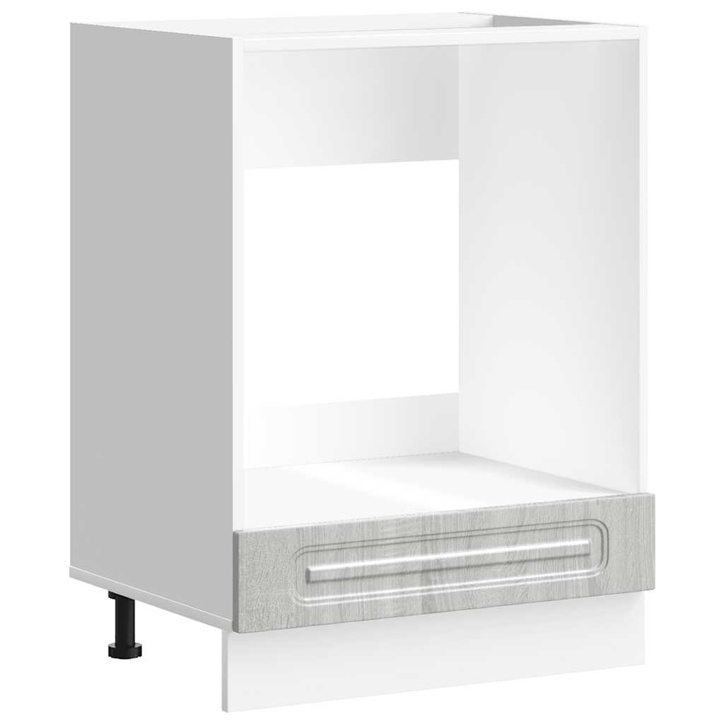 Built-in oven cabinet Kalmar Grey Sonoma wood material