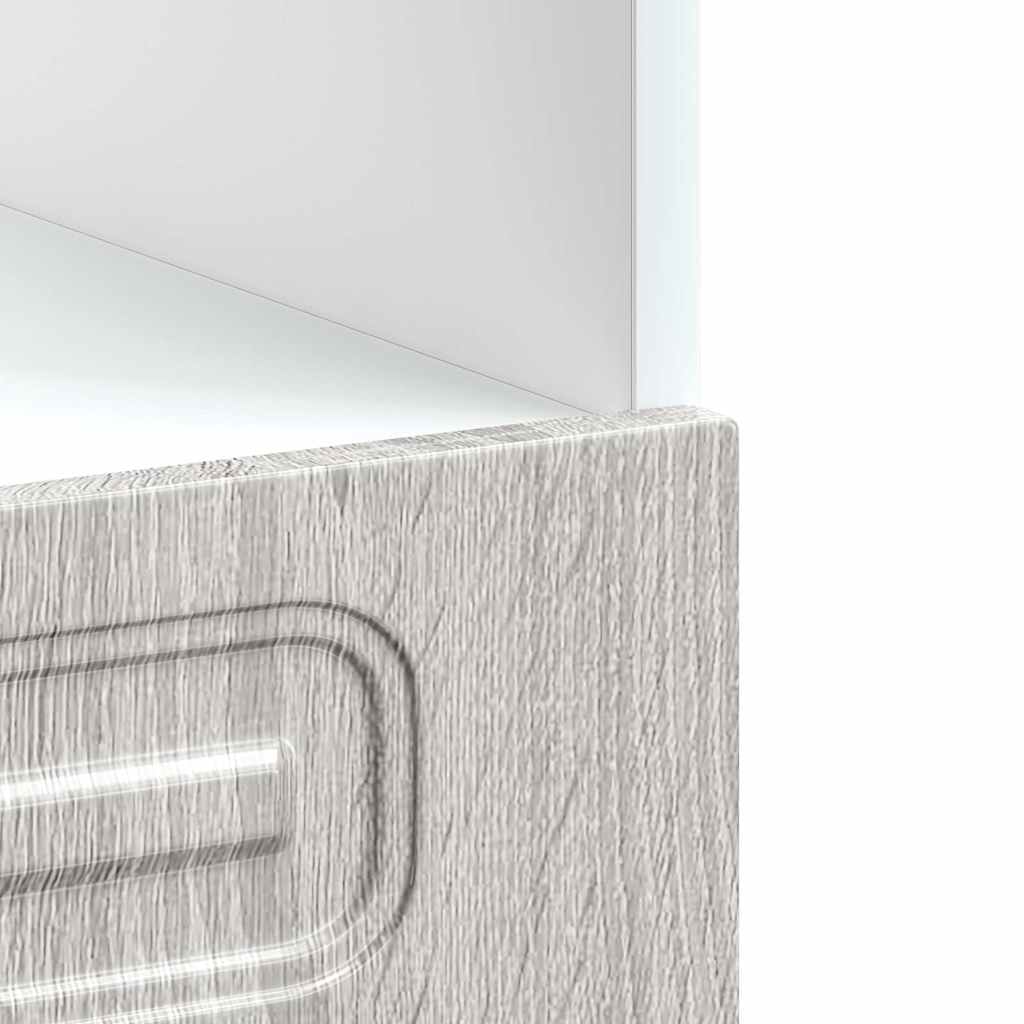 Built-in oven cabinet Kalmar Grey Sonoma wood material