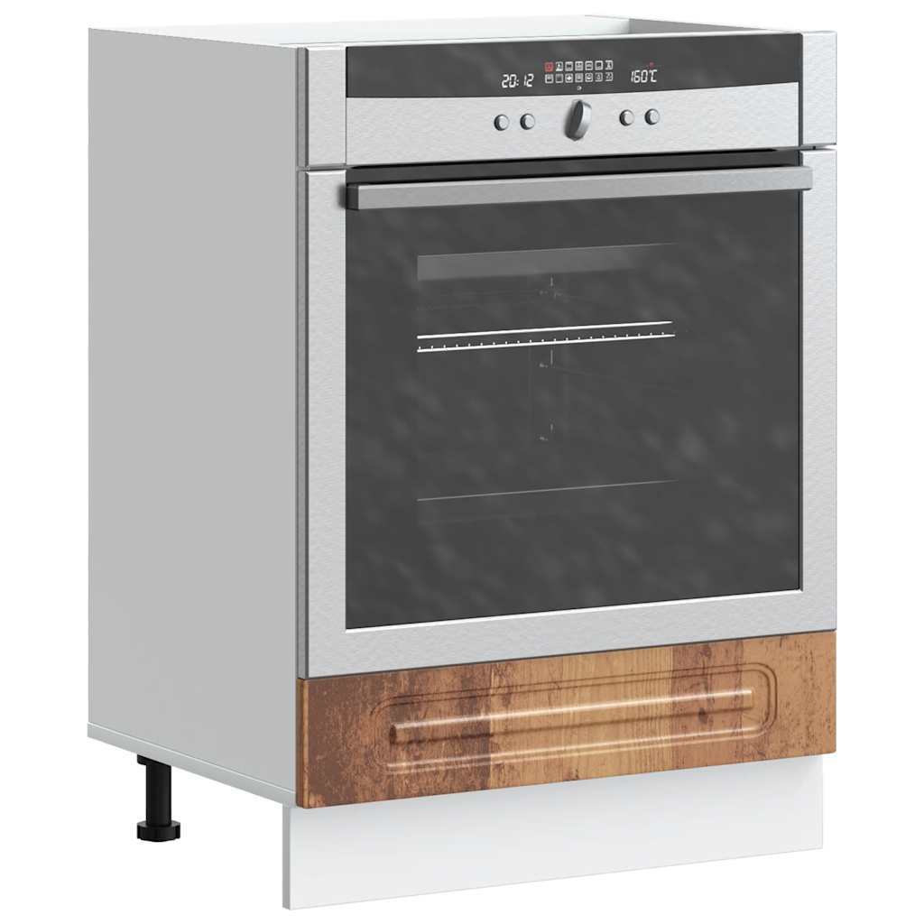 Built-in kitchen cabinet Kalmar old wood look wood material