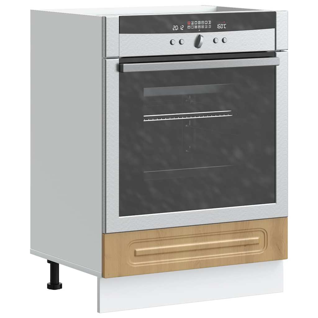 Built-in kitchen cabinet Kalmar Artisan oak wood material