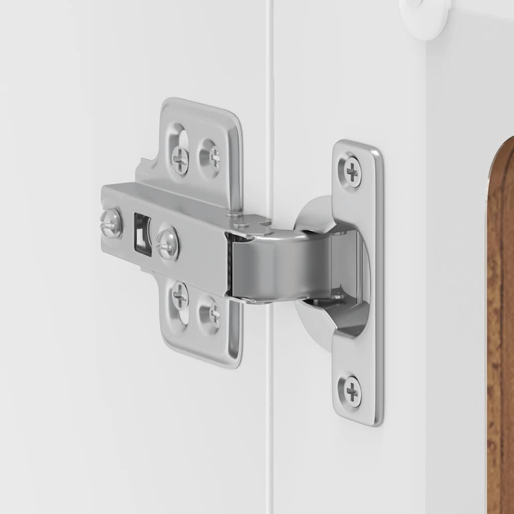 Küchen-Hängeschrank mit Glastür Kalmar Altholz-Optik Holzwerkstoff