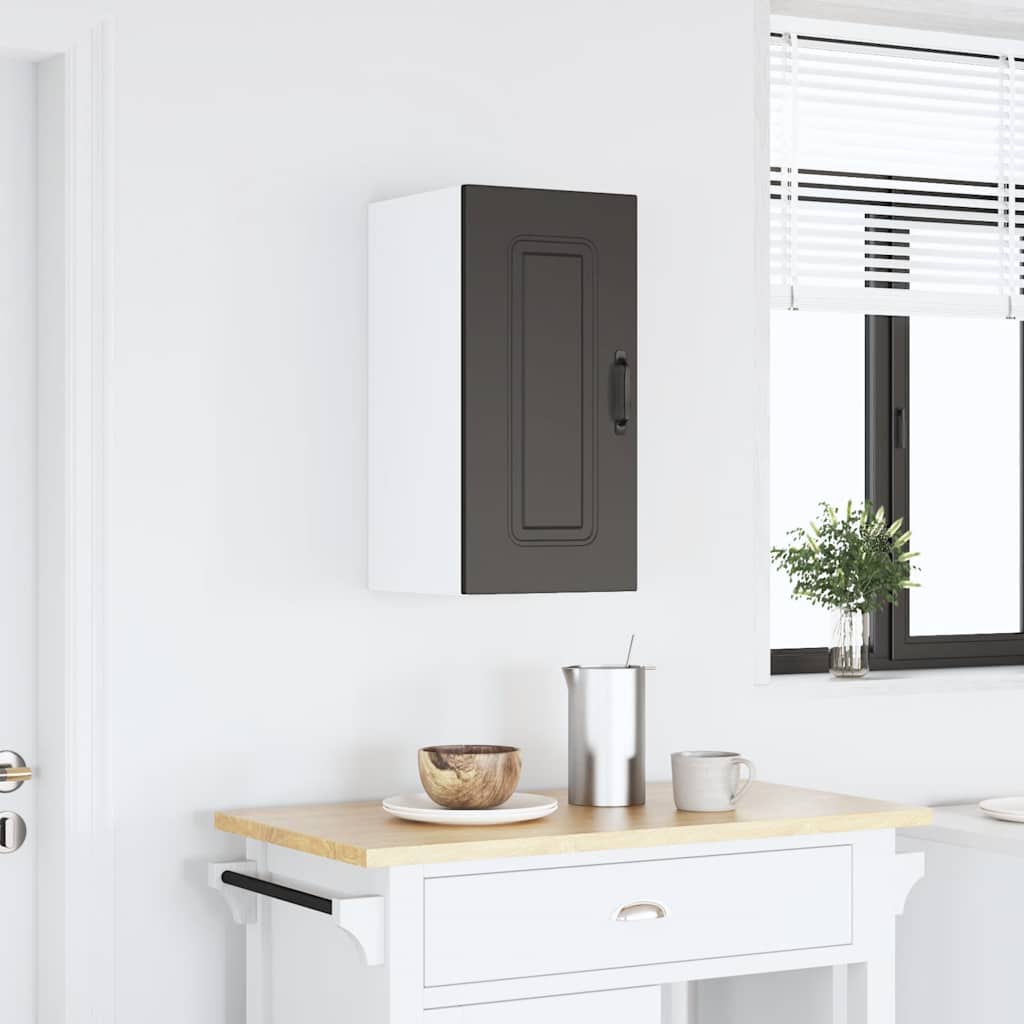Kitchen wall cabinet Kalmar Black wood material