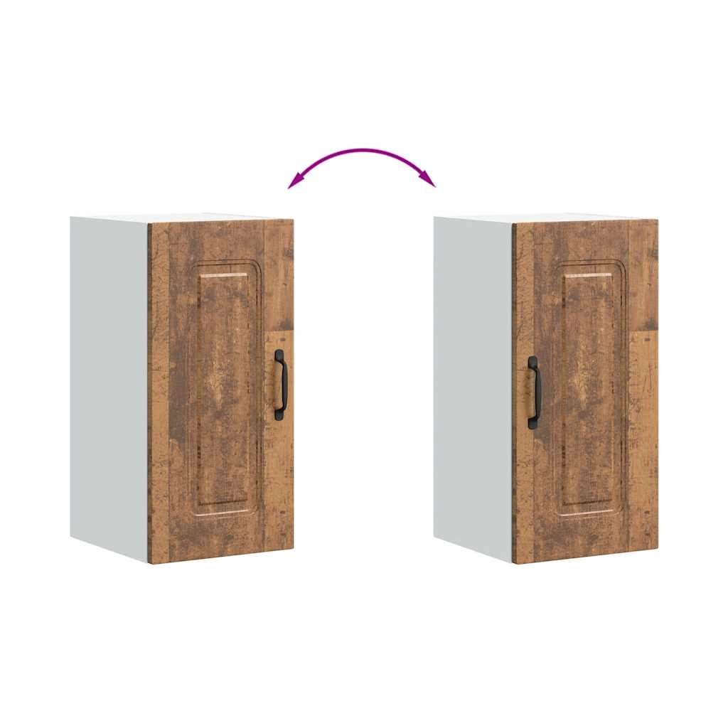 Kitchen wall cabinet Kalmar old wood look wood material