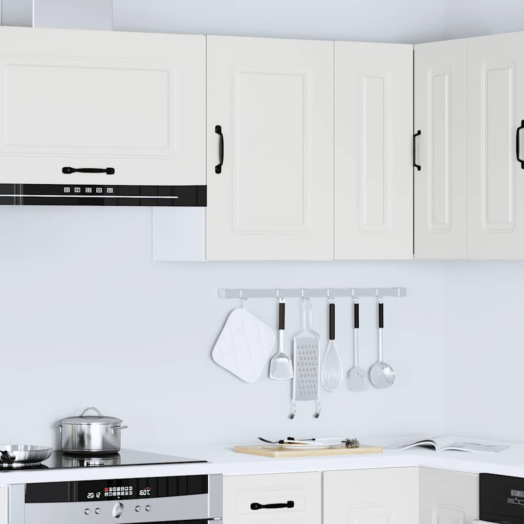 Kitchen wall cabinet Kalmar White wood material
