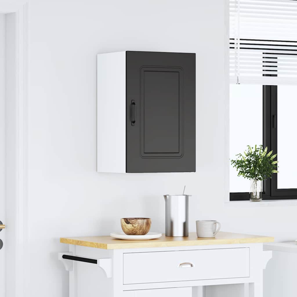 Kitchen wall cabinet Kalmar Black wood material