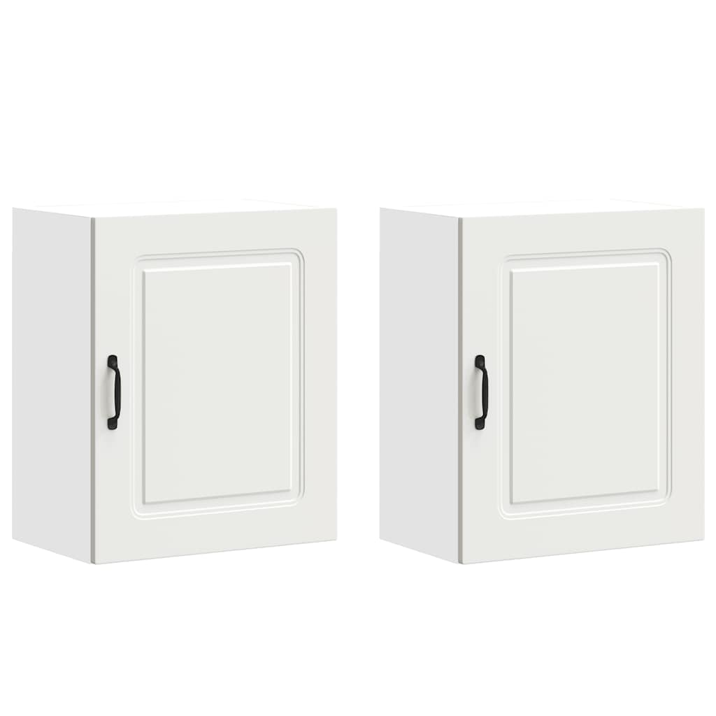 Kitchen wall cabinets 2 pcs. Kalmar White wood material