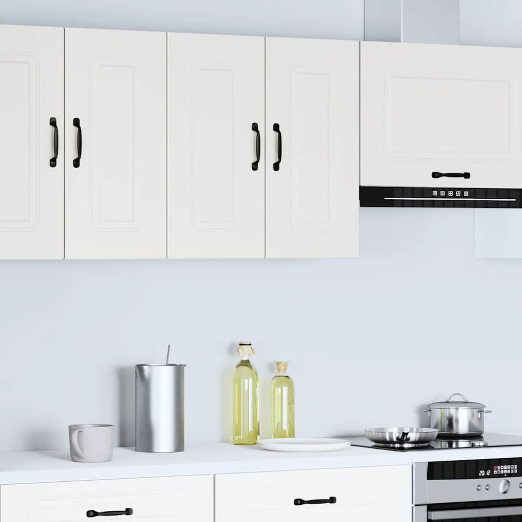 Kitchen wall cabinet Kalmar White wood material