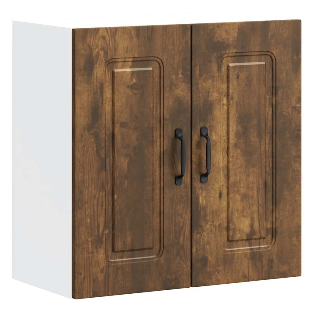 Kitchen wall cabinet Kalmar smoked oak wood material
