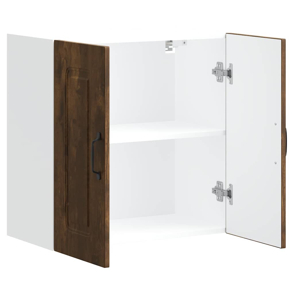 Kitchen wall cabinet Kalmar smoked oak wood material