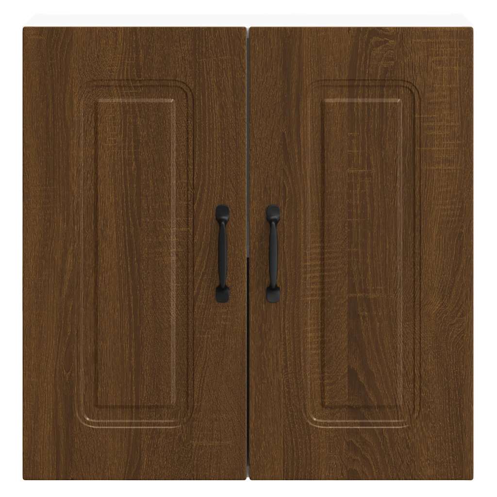 Kitchen wall cabinet Kalmar Brown oak look wood material