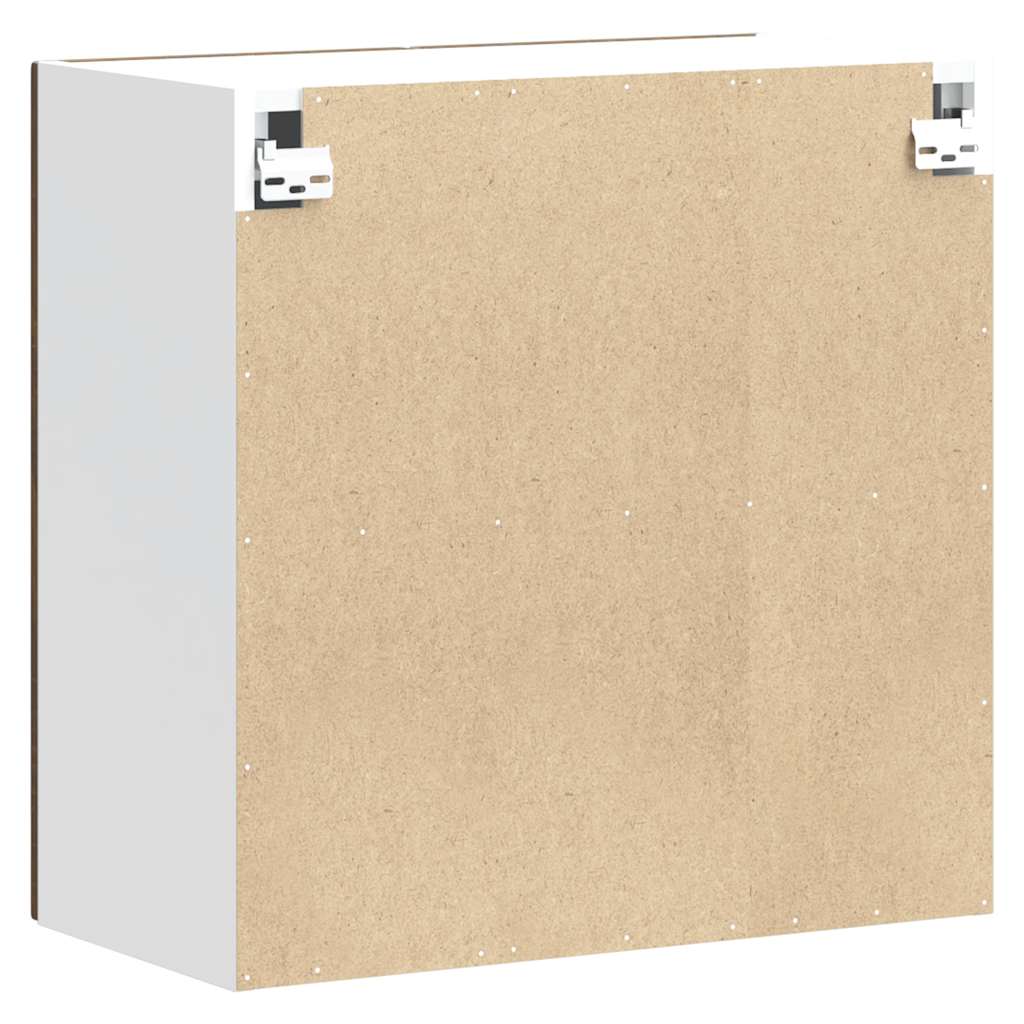 Kitchen wall cabinet Kalmar Brown oak look wood material