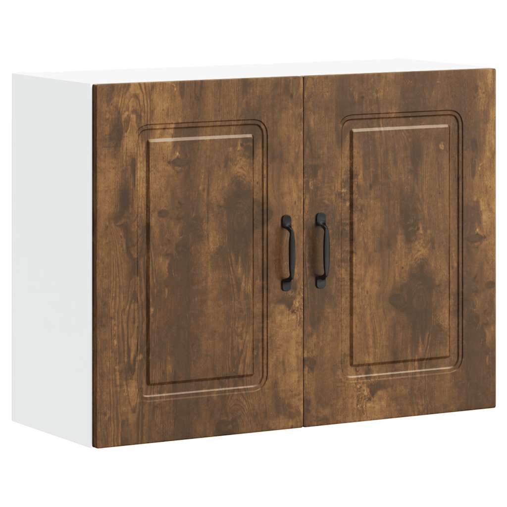 Kitchen wall cabinet Kalmar smoked oak wood material