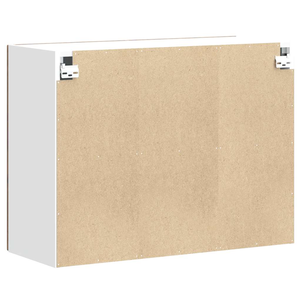 Kitchen wall cabinet Kalmar smoked oak wood material