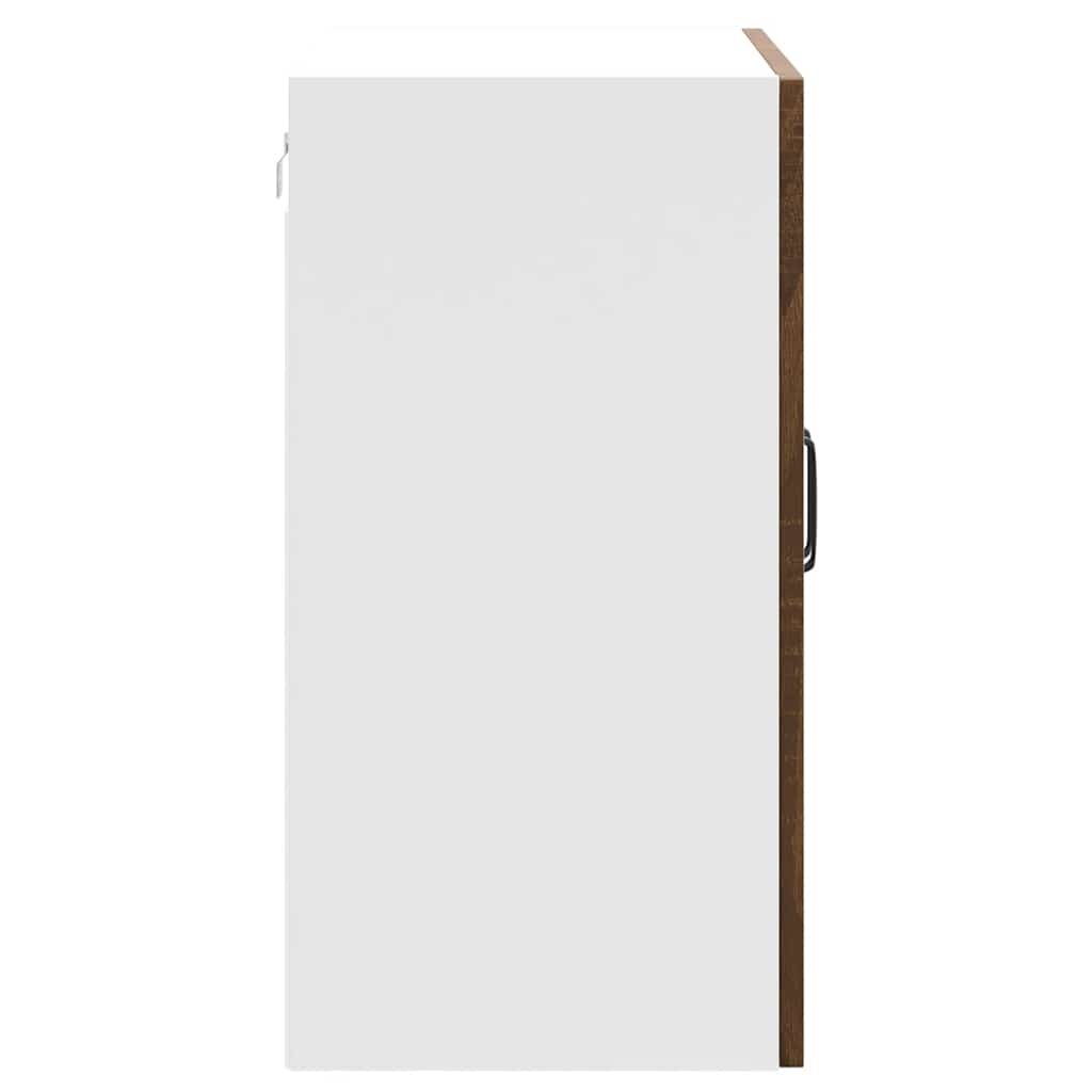 Kitchen wall cabinet Kalmar Brown oak look wood material