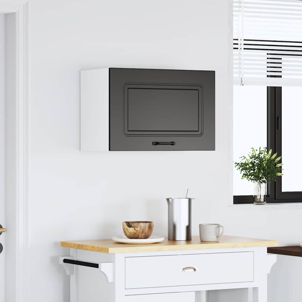 Kitchen wall cabinet Kalmar Black wood material