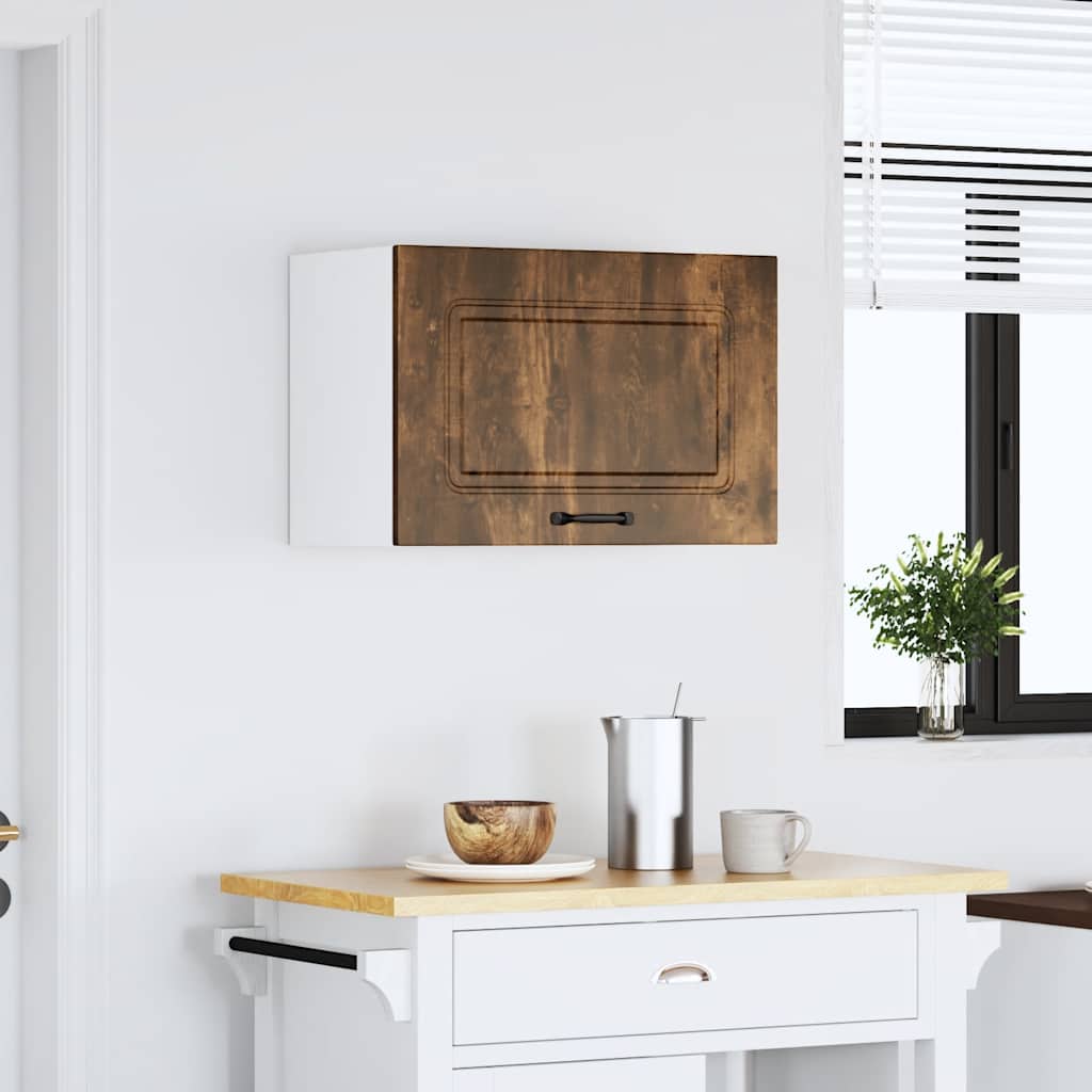 Kitchen wall cabinet Kalmar smoked oak wood material