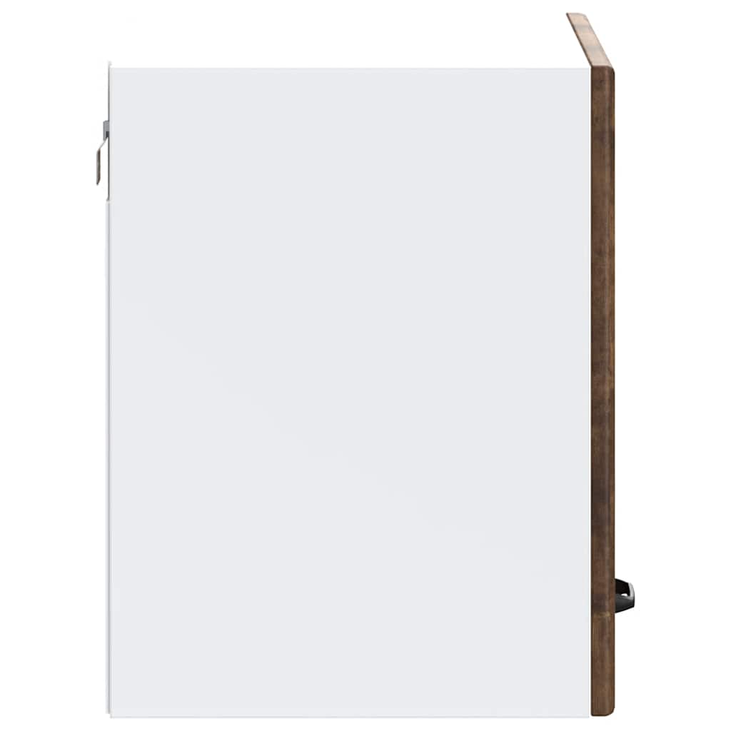 Kitchen wall cabinet Kalmar smoked oak wood material