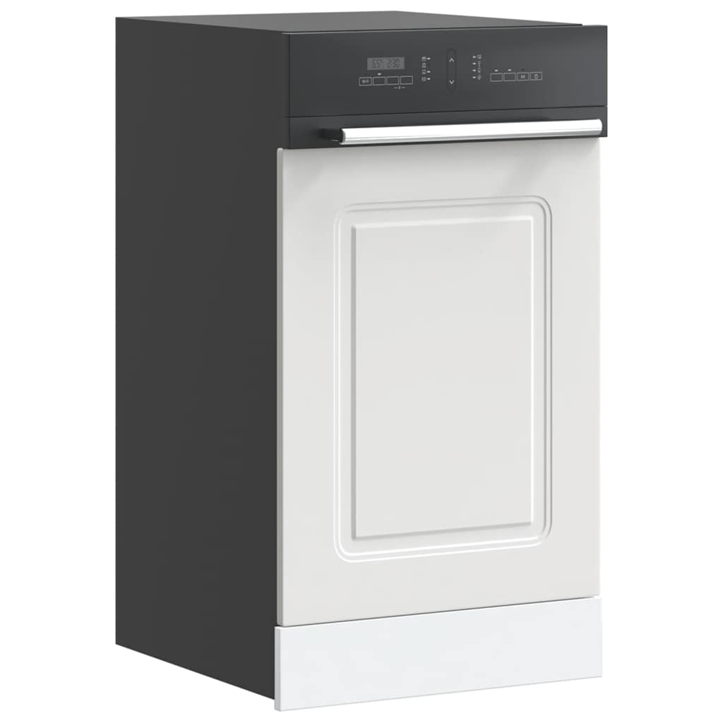 Dishwasher panel Kalmar White 45x1.5x67 cm wood material