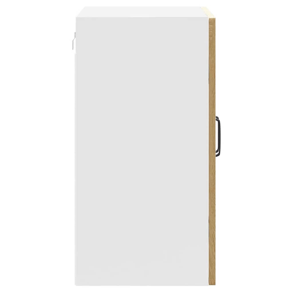Kitchen wall cabinet with glass door Kalmar Sonoma oak wood material