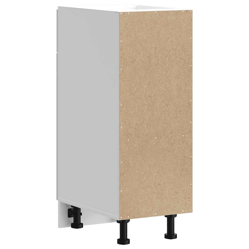 Kitchen Base Cabinet Lucca White Wood Material
