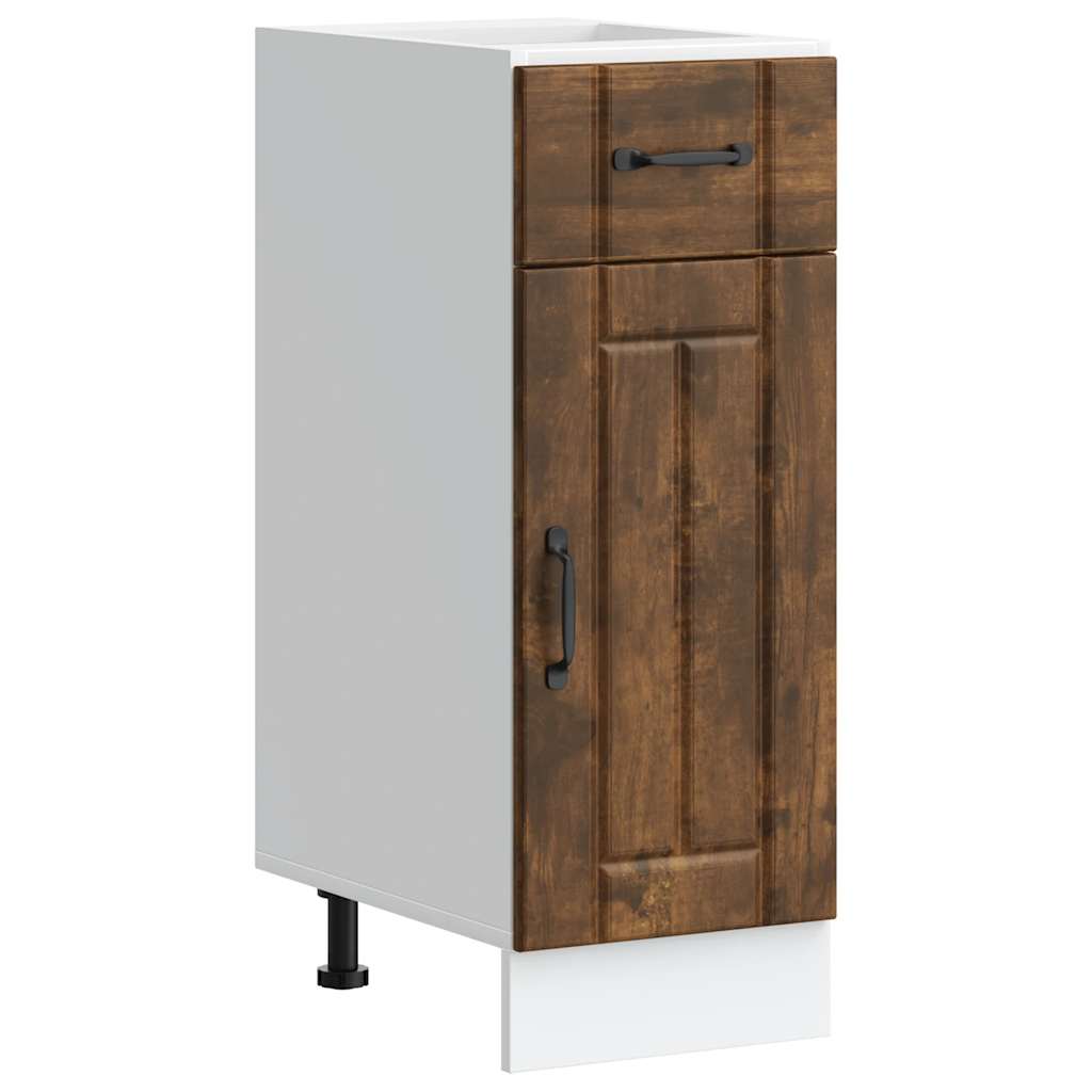 Küchen-Unterschrank Lucca Räuchereiche Holzwerkstoff