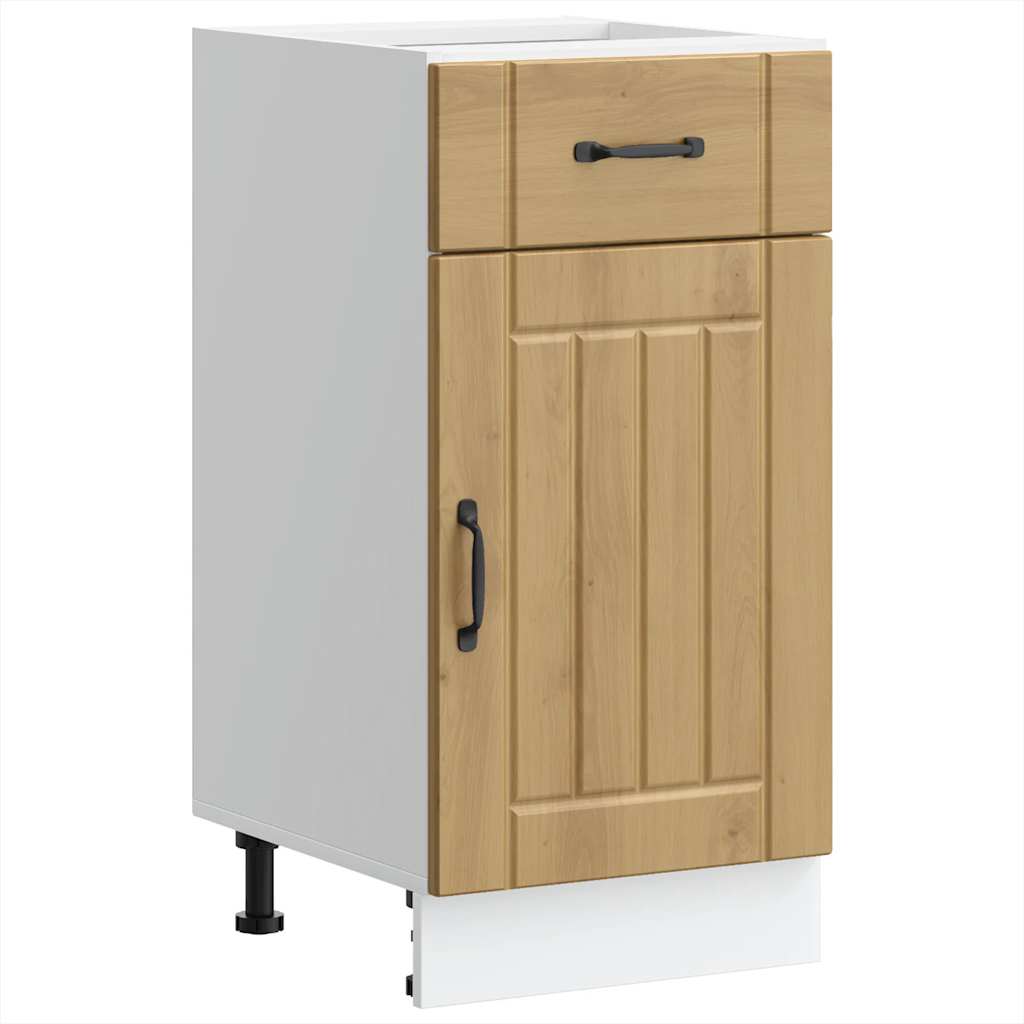 Kitchen base cabinet Lucca Artisan oak wood material