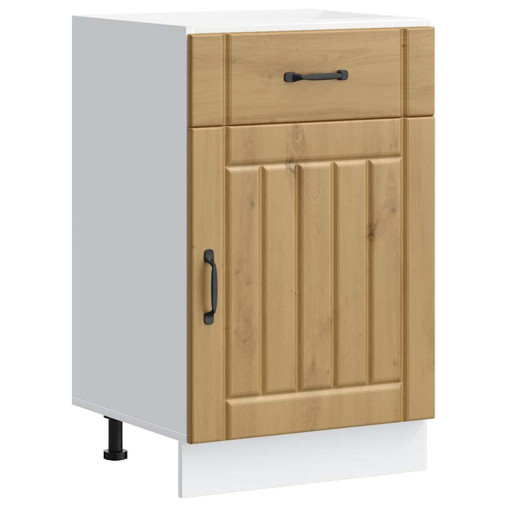 Küchen-Unterschrank Lucca Artisan-Eiche Holzwerkstoff