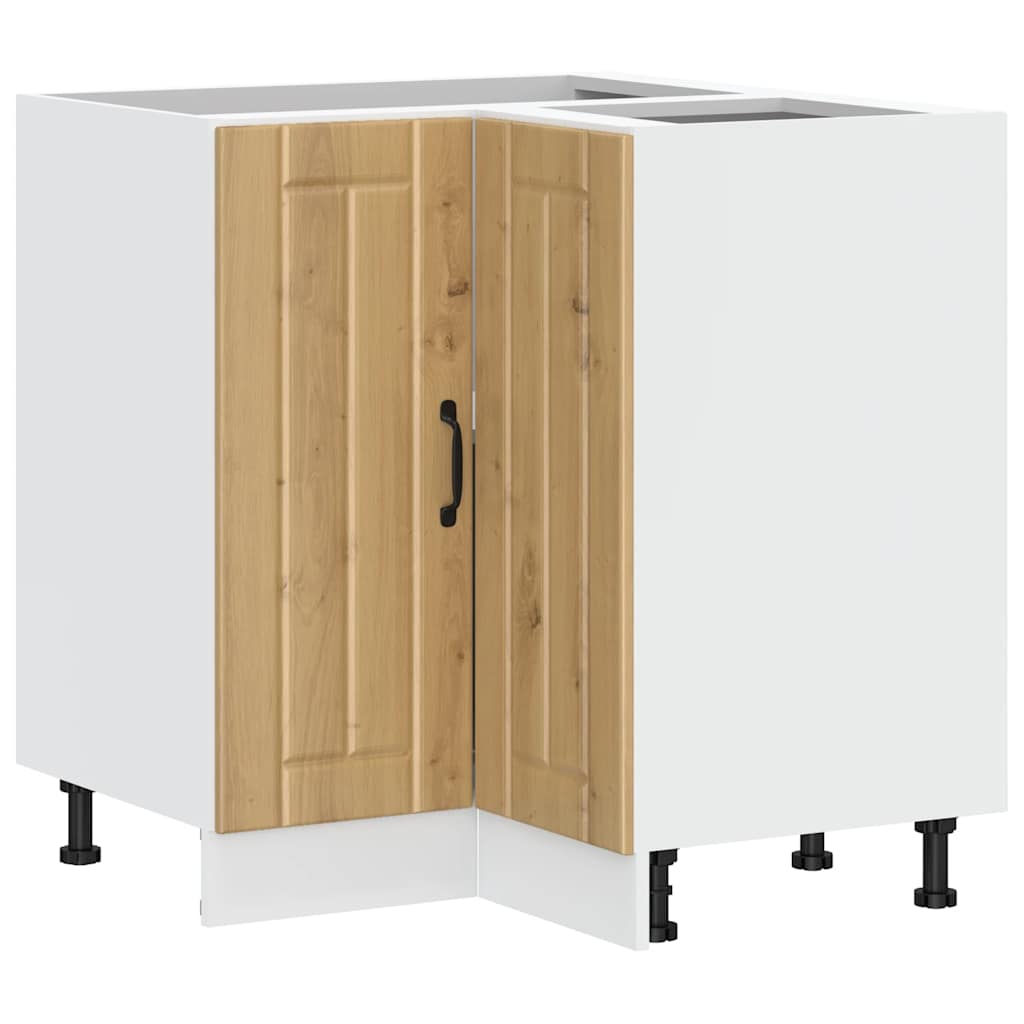 Kitchen corner base cabinet Lucca Artisan oak wood material
