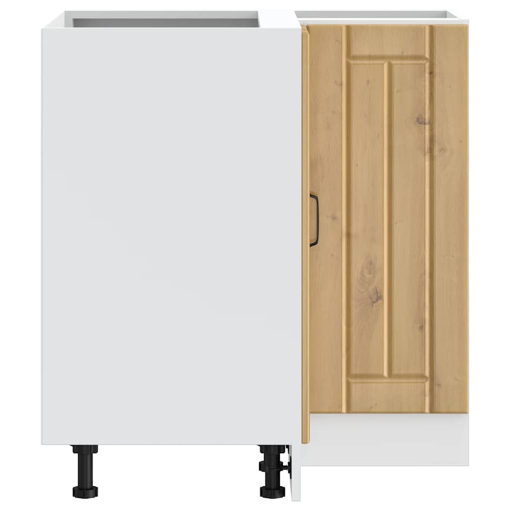 Kitchen corner base cabinet Lucca Artisan oak wood material