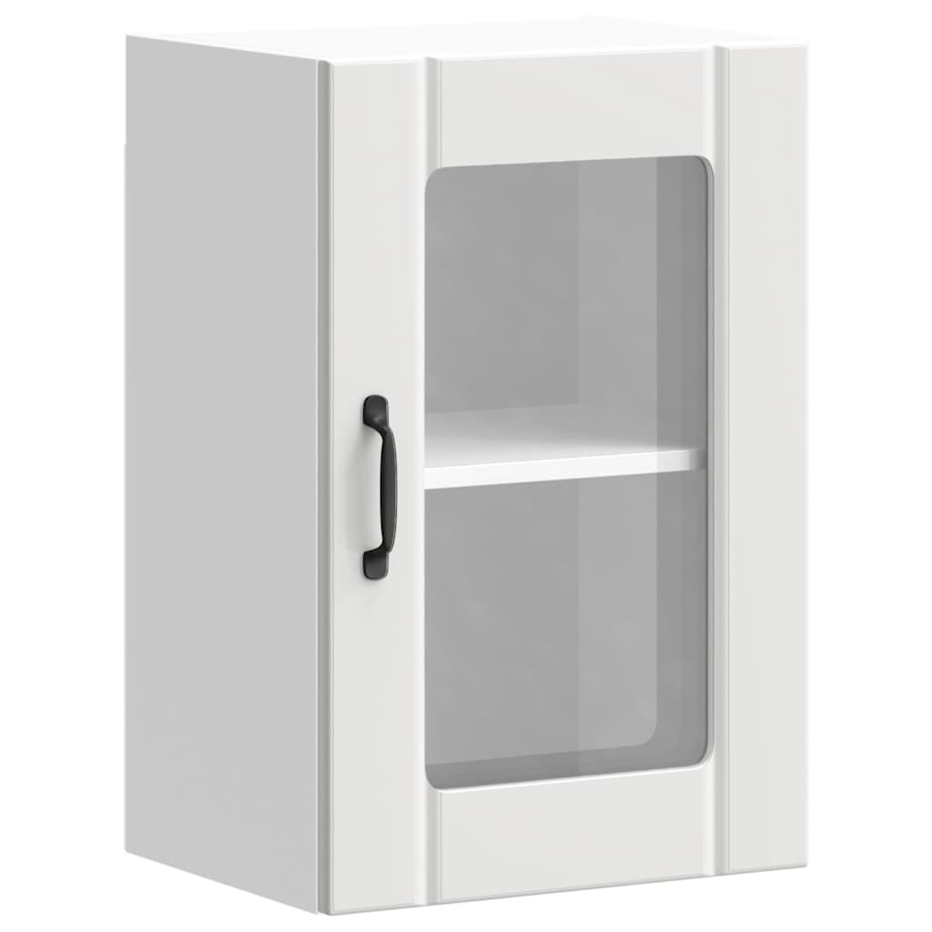 Küchen-Hängeschrank mit Glastür Lucca Weiß