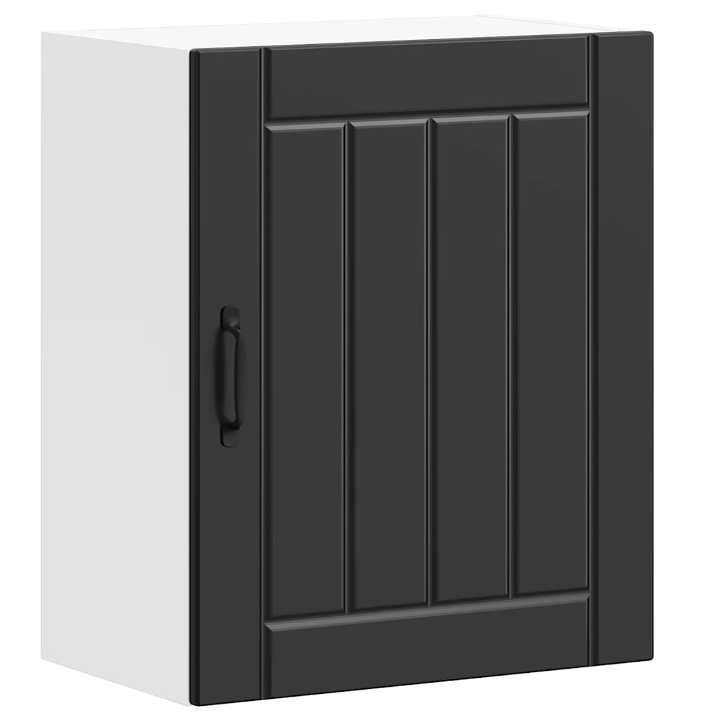 Küchen-Hängeschrank Lucca Schwarz Holzwerkstoff