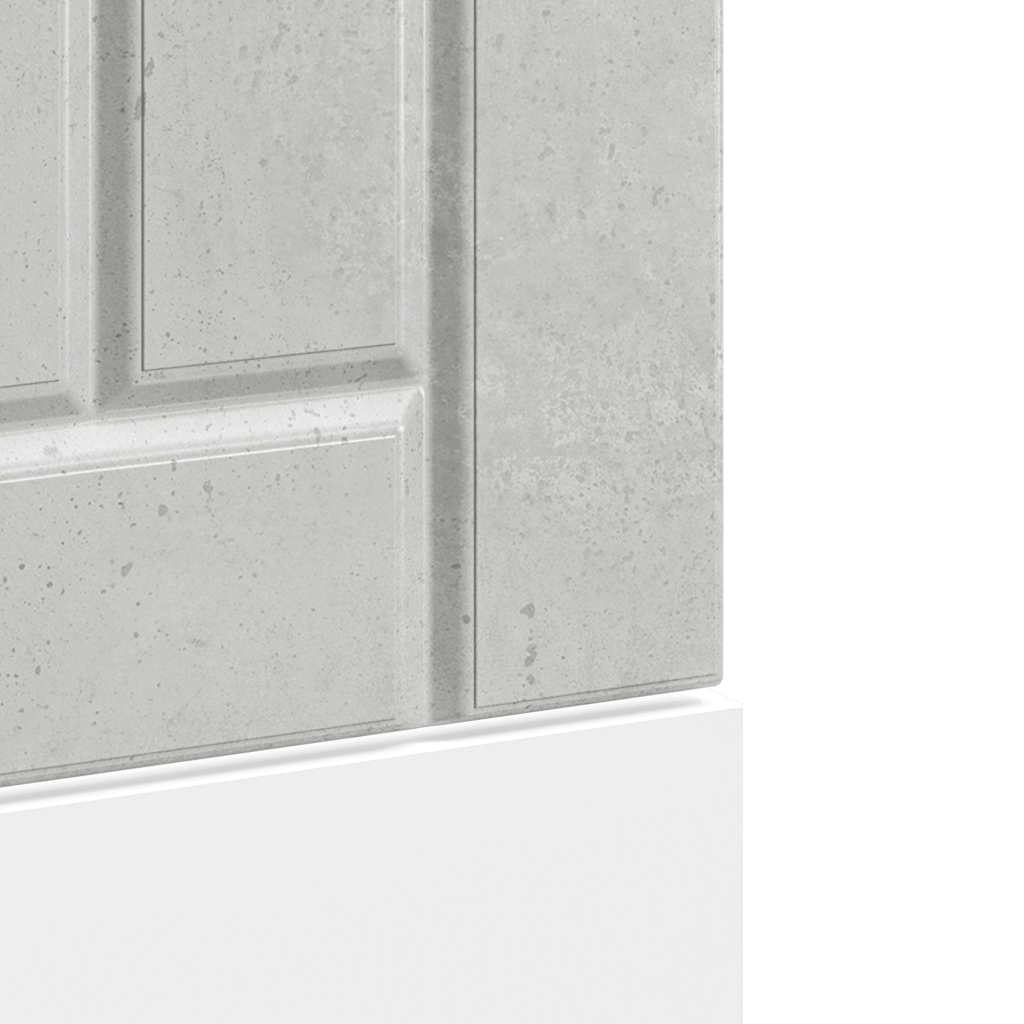 Dishwasher panel Lucca concrete grey wood material