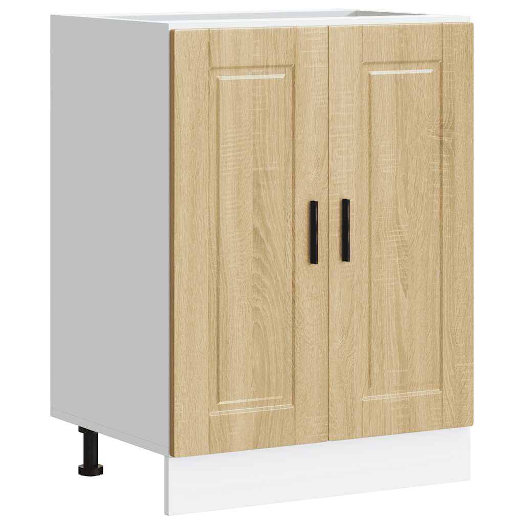 Kitchen base cabinet Porto Sonoma oak wood material