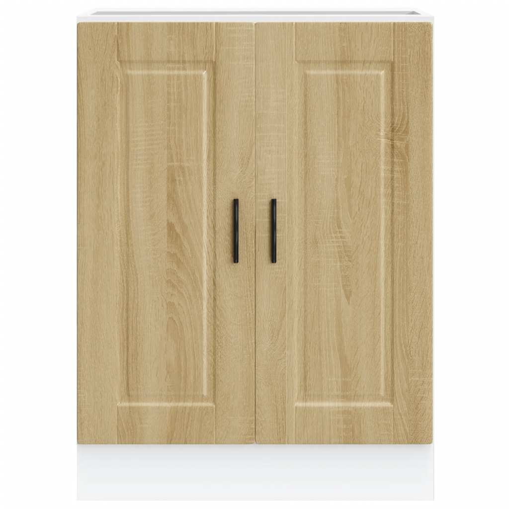 Kitchen base cabinet Porto Sonoma oak wood material