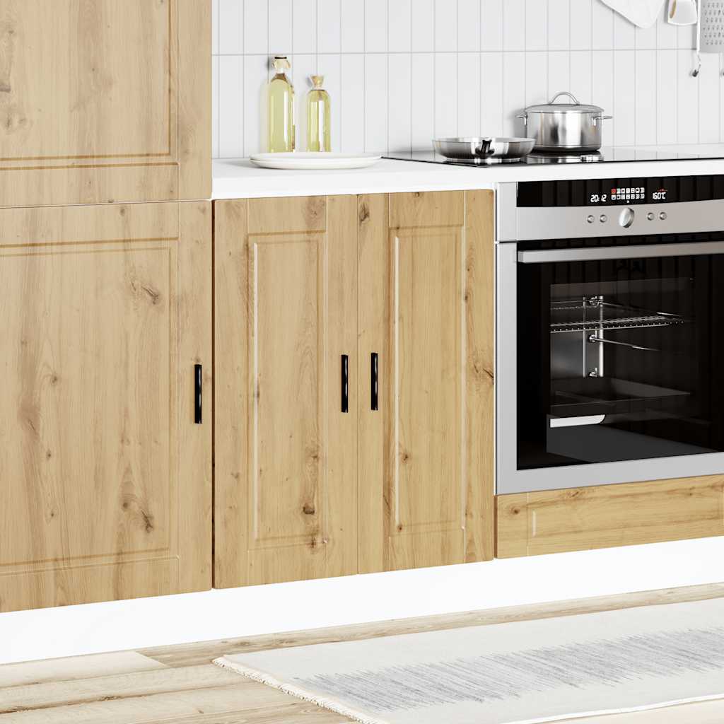 Kitchen base cabinet Porto Artisan oak wood material