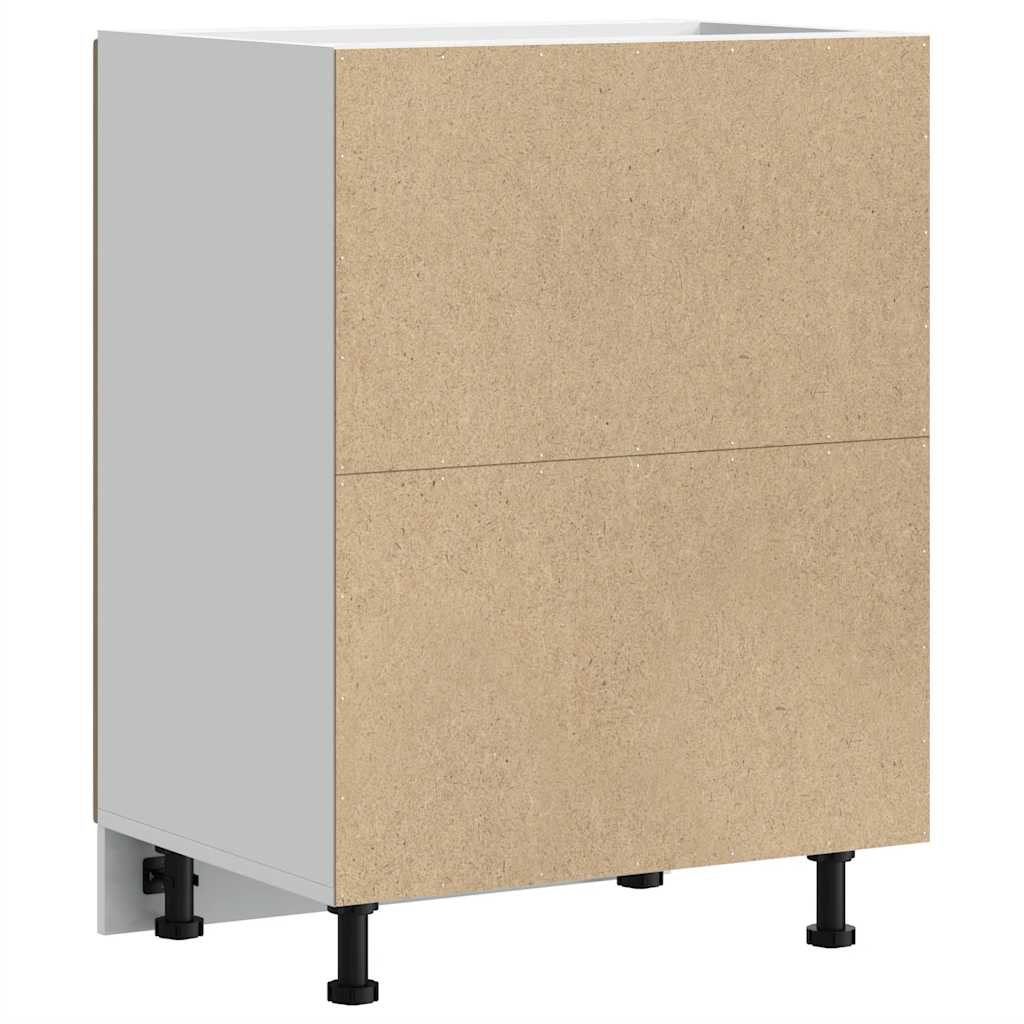 Kitchen base cabinet Porto Artisan oak wood material