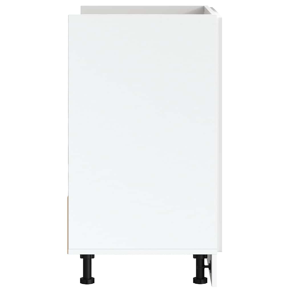 Sink base cabinet Porto high-gloss white 80x46x81.5 cm