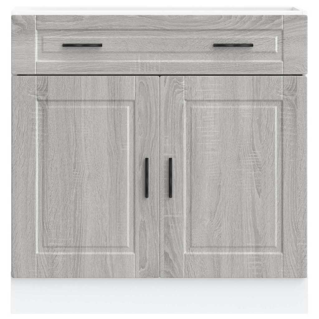 Kitchen base cabinet Porto Grey Sonoma wood material