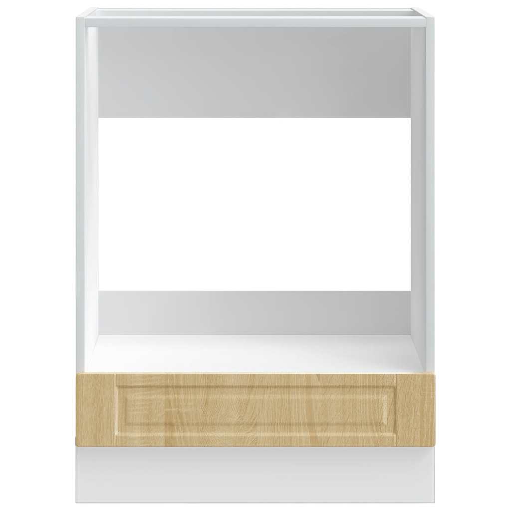Built-in oven cabinet Porto Sonoma oak wood material