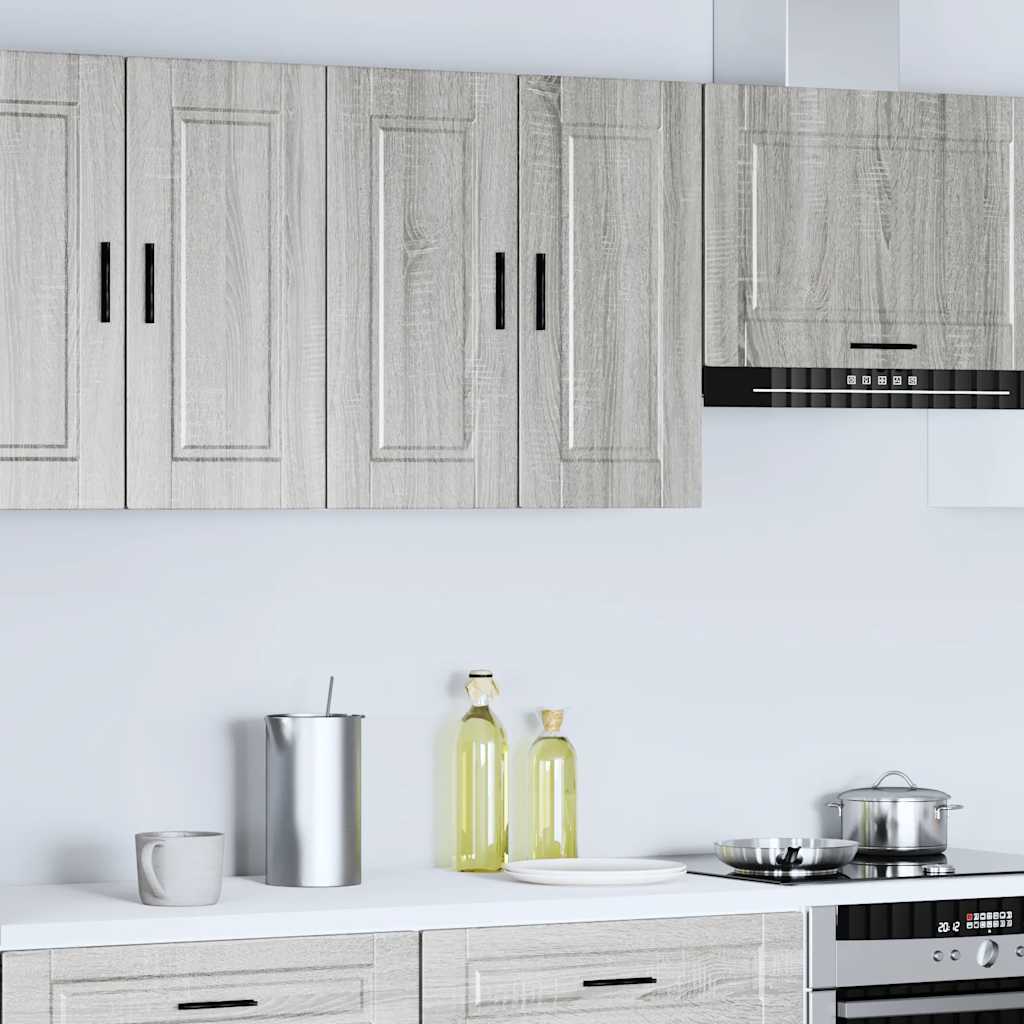 Kitchen wall cabinet Porto Grey Sonoma wood material