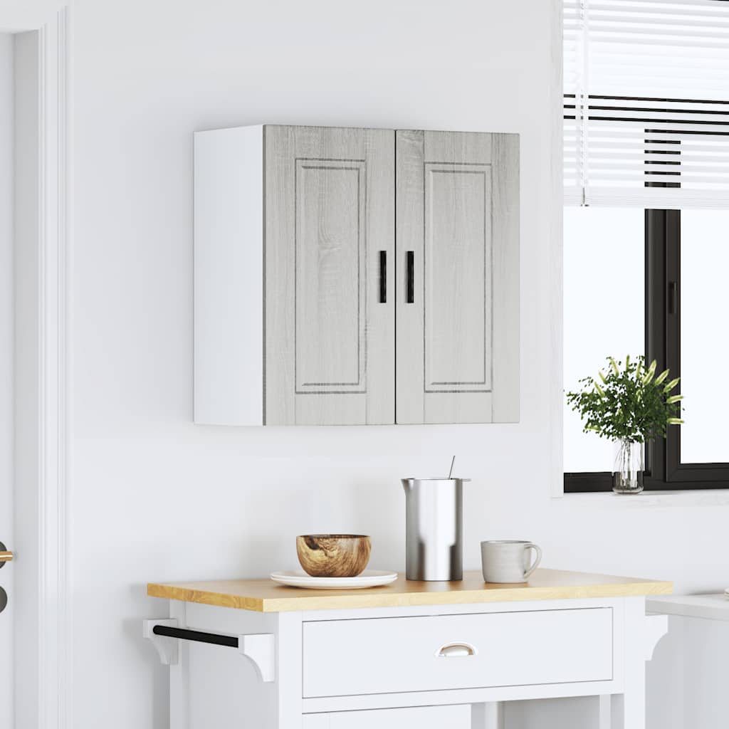 Kitchen wall cabinet Porto Grey Sonoma wood material